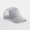 Trucker cap - B640:Light Grey, Front & peak, Light Grey, One Size